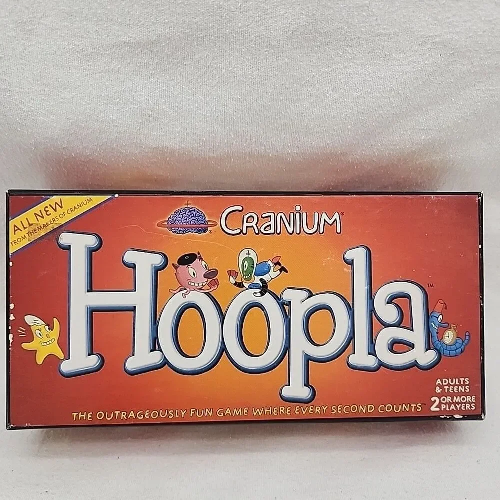 Game Cranium Hoopla Card 2002 Edition Every Second Counts Family 1 Card Missing